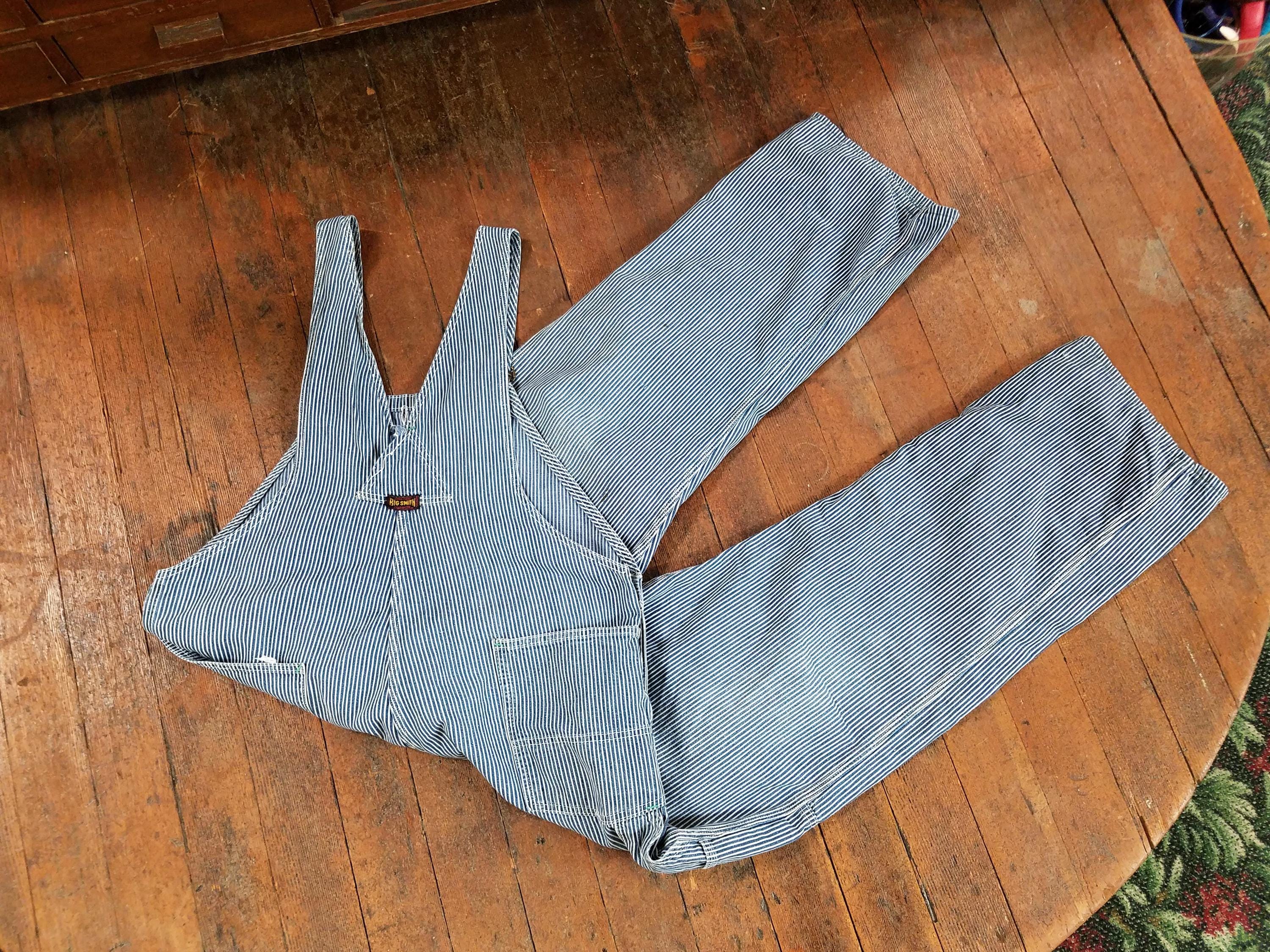 60s 70s SMITHS overall ほぼDEADSTOCK ULTRA RARE 1960s 1970s Vintage Big Smith Overalls in Flour