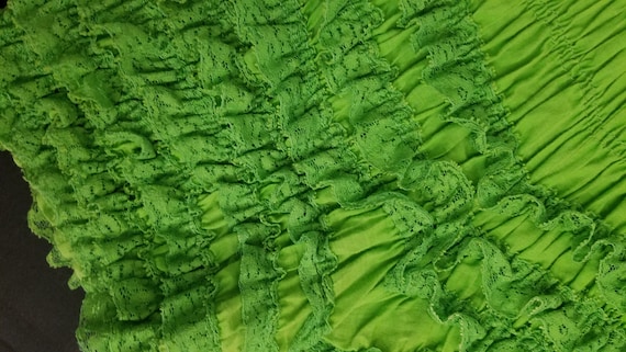 Vintage 1950's Lime Green Bloomers by Malco Modes… - image 2