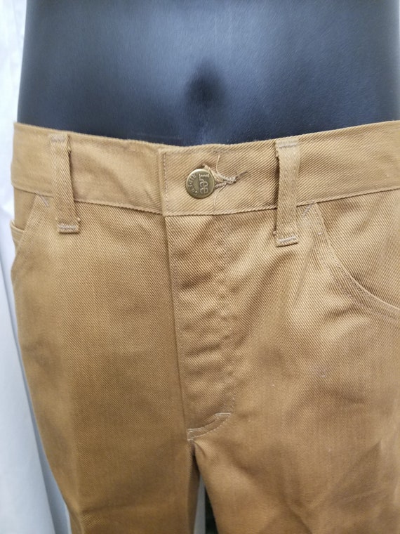 Vintage 1970's Deadstock Lee Riders Light Brown B… - image 3