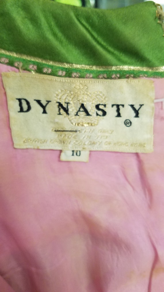 Vintage 1960s DYNASTY Made for British Crown Colo… - image 6