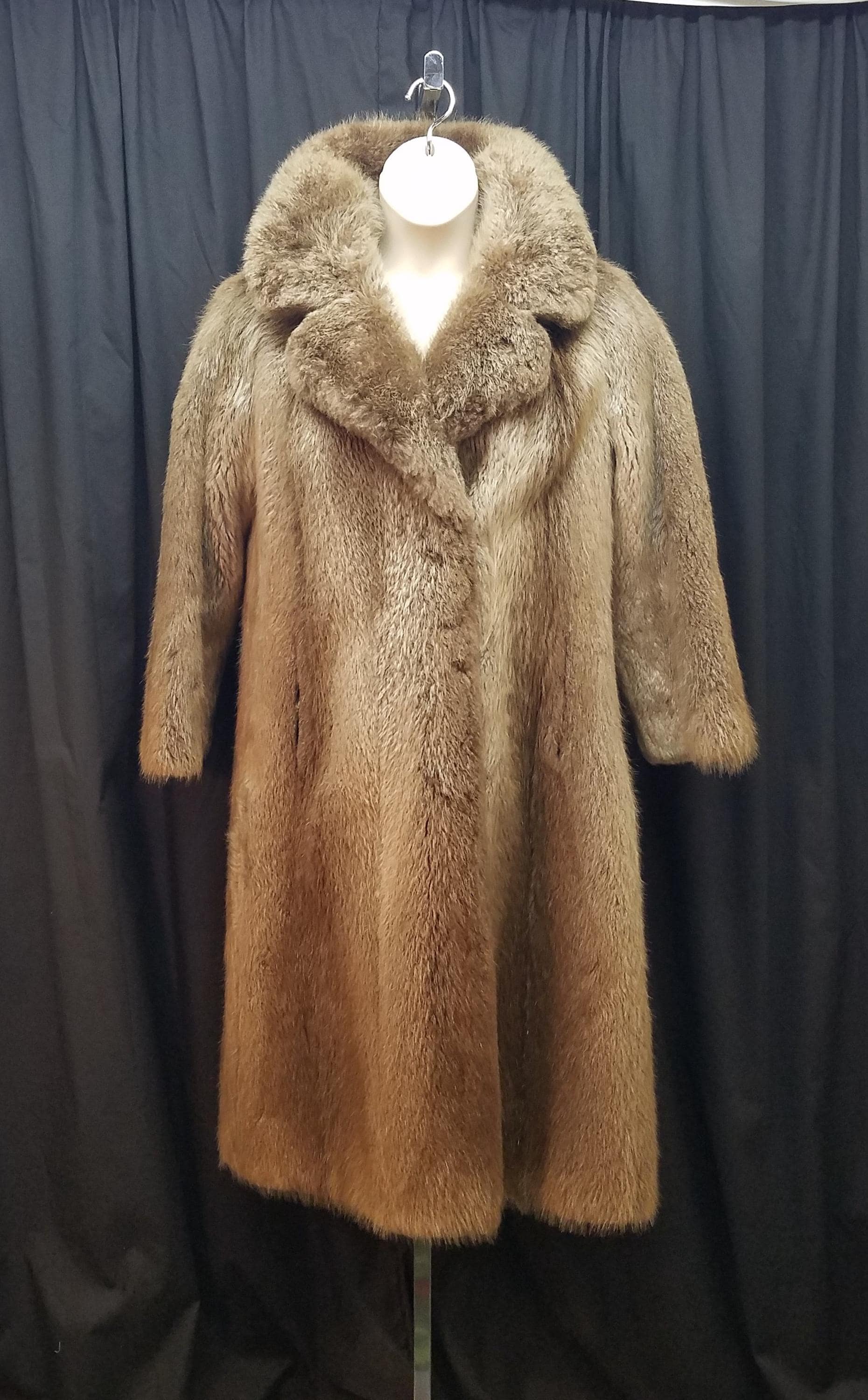 Rare Vintage 1950's AJ Gervais Windsor Canadian Real Beaver Fur