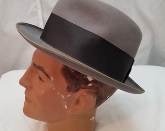 Vintage 1950s Royal STETSON WHIPPET Fedora W/ Box ~ Size 7 1/8