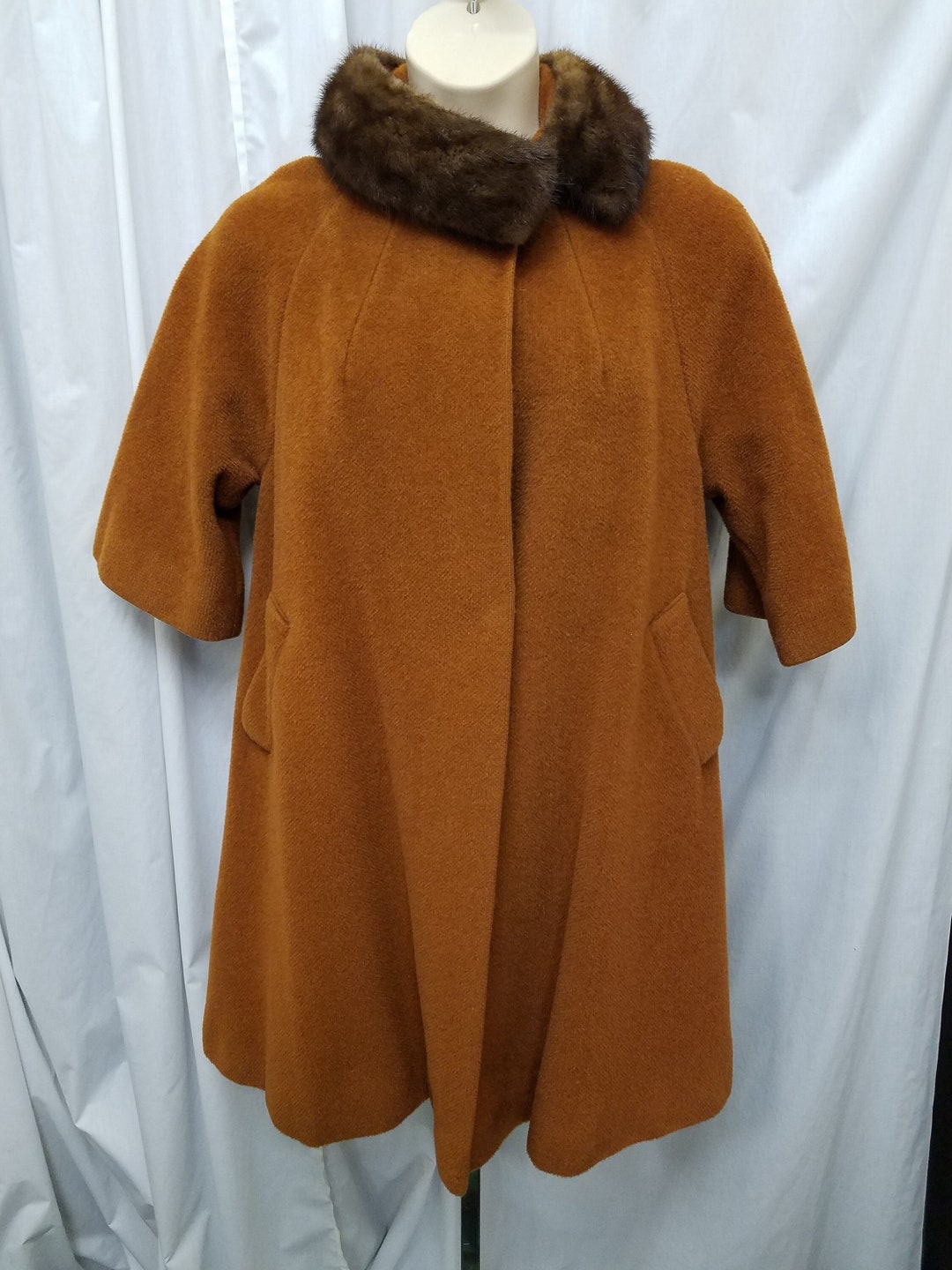 Vtg 1950's Lilli Ann Paris San Francisco Designer Rich Rust