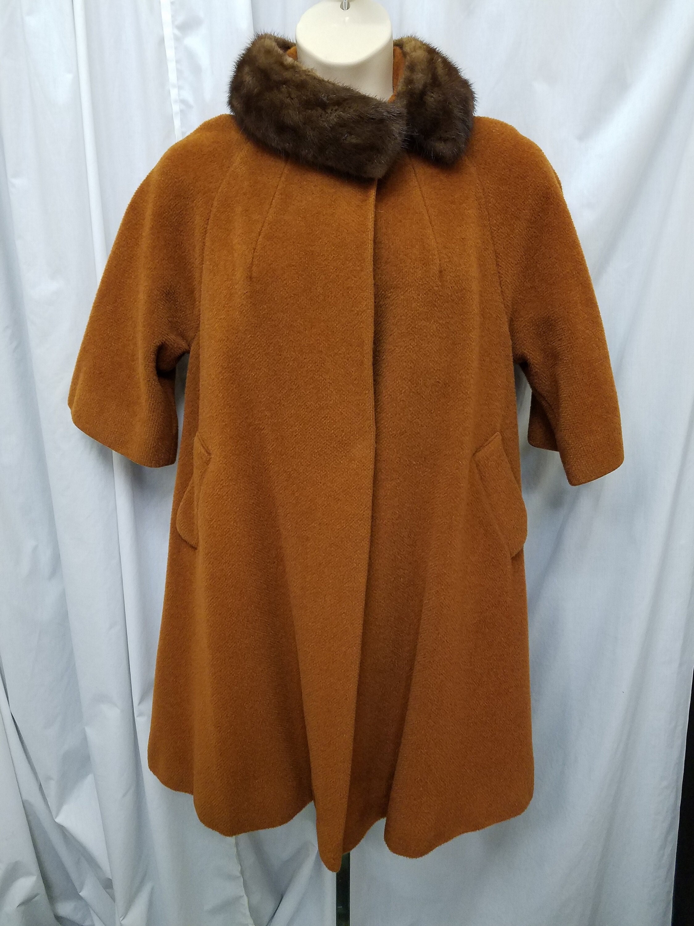 Vtg 1950's Lilli Ann Paris San Francisco Designer Rich Rust