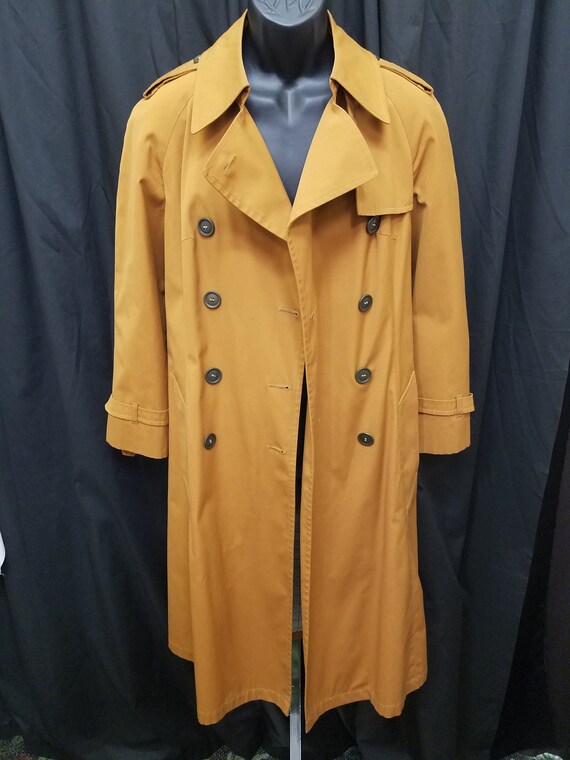 Rust colored trench clearance coat