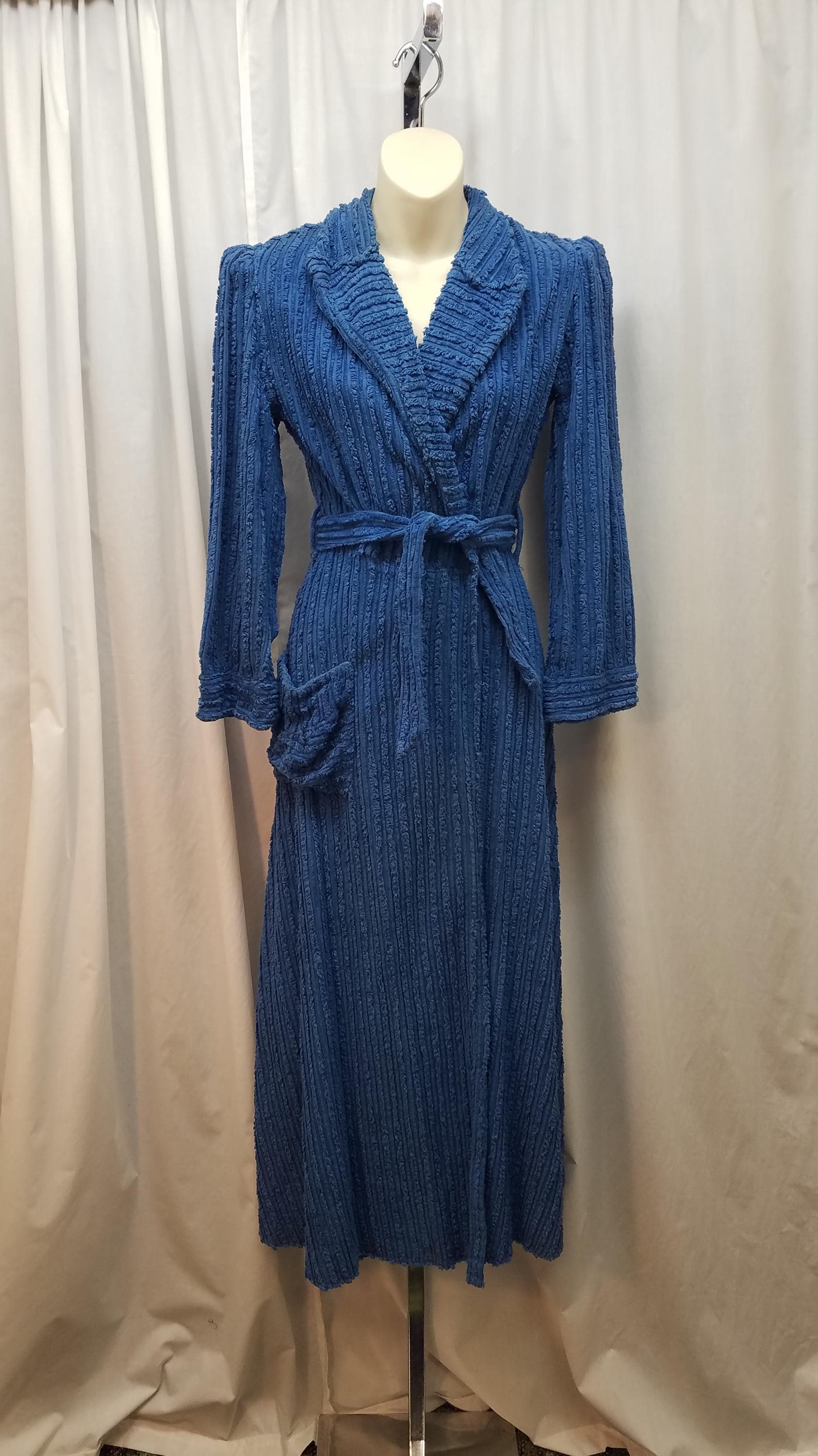 cotton chenille dressing gown australia Supertex 14-16 / L-XL Hot Pink Pure Cotton Chenille Dressing Gown Bath Robe