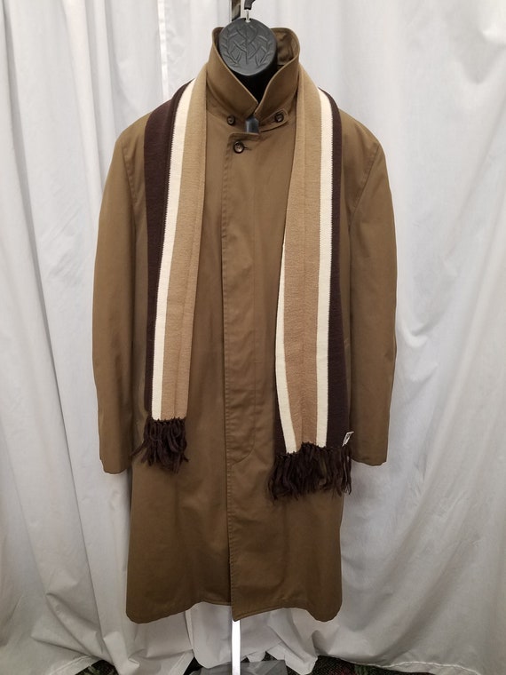 Vintage 1970's Brown London Fog Maincoats Trench … - image 2