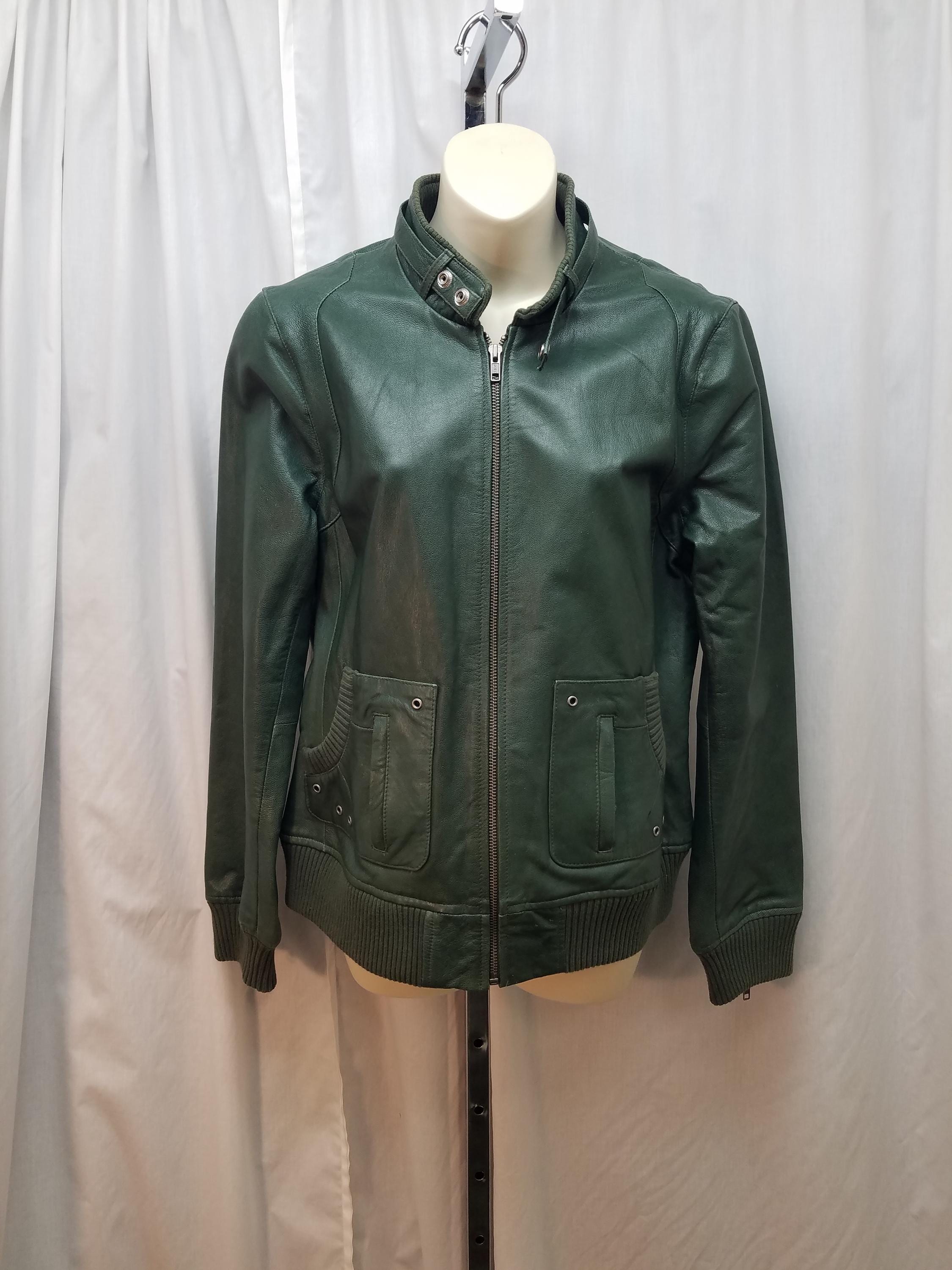 Sage Leather Jacket - Etsy