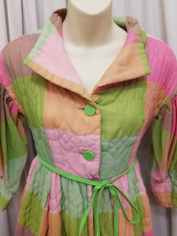 Vintage Jane Martin II California 1970’s Quilted Gree… Gem