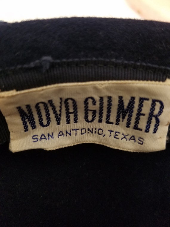 Vintage 1940s Nova Gilmer San Antonio, TX, Navy B… - image 8