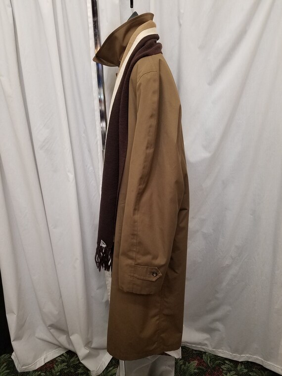 Vintage 1970's Brown London Fog Maincoats Trench … - image 5