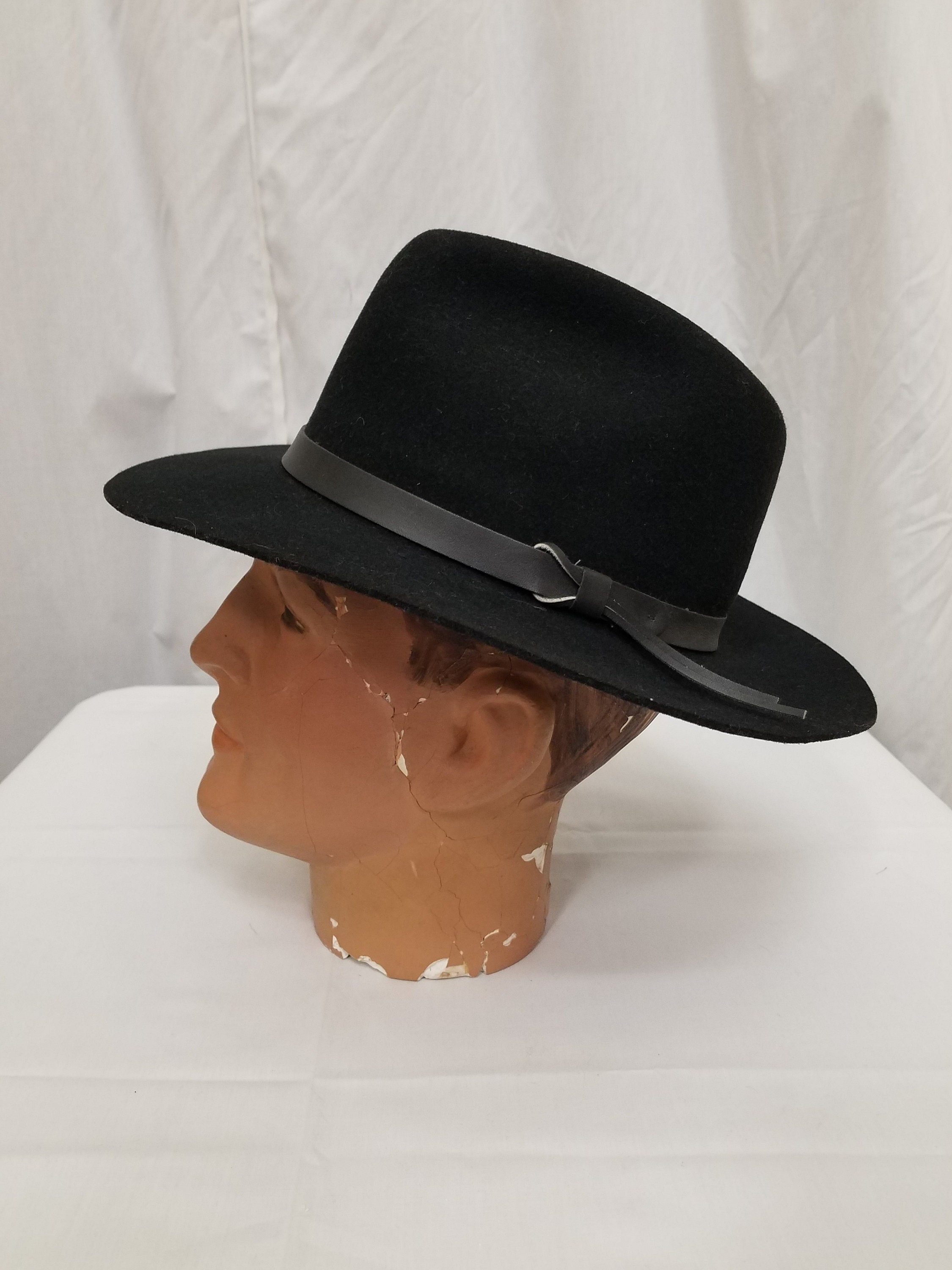 Vtg 1970s Stetson Pony Express Black Cowboy Western Rancher Vtg 1970s Stetson Pony Express Black Cowboy Western Rancher