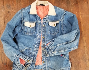 Vintage 1950's Big Smith Medium Wash Embroidered Denim Vintage 1950's Big Smith Medium Wash Embroidered Denim