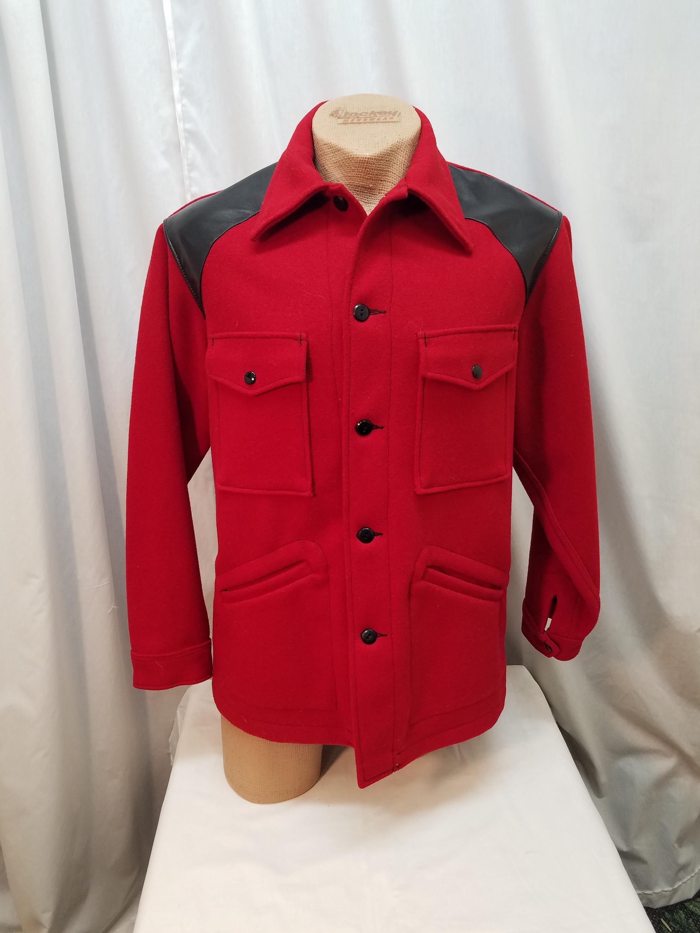 70's USA製 PENDLETON Cruiser Jacket Vintage 70s Pendleton Wool Chore Jacket Large Plaid Mackinaw