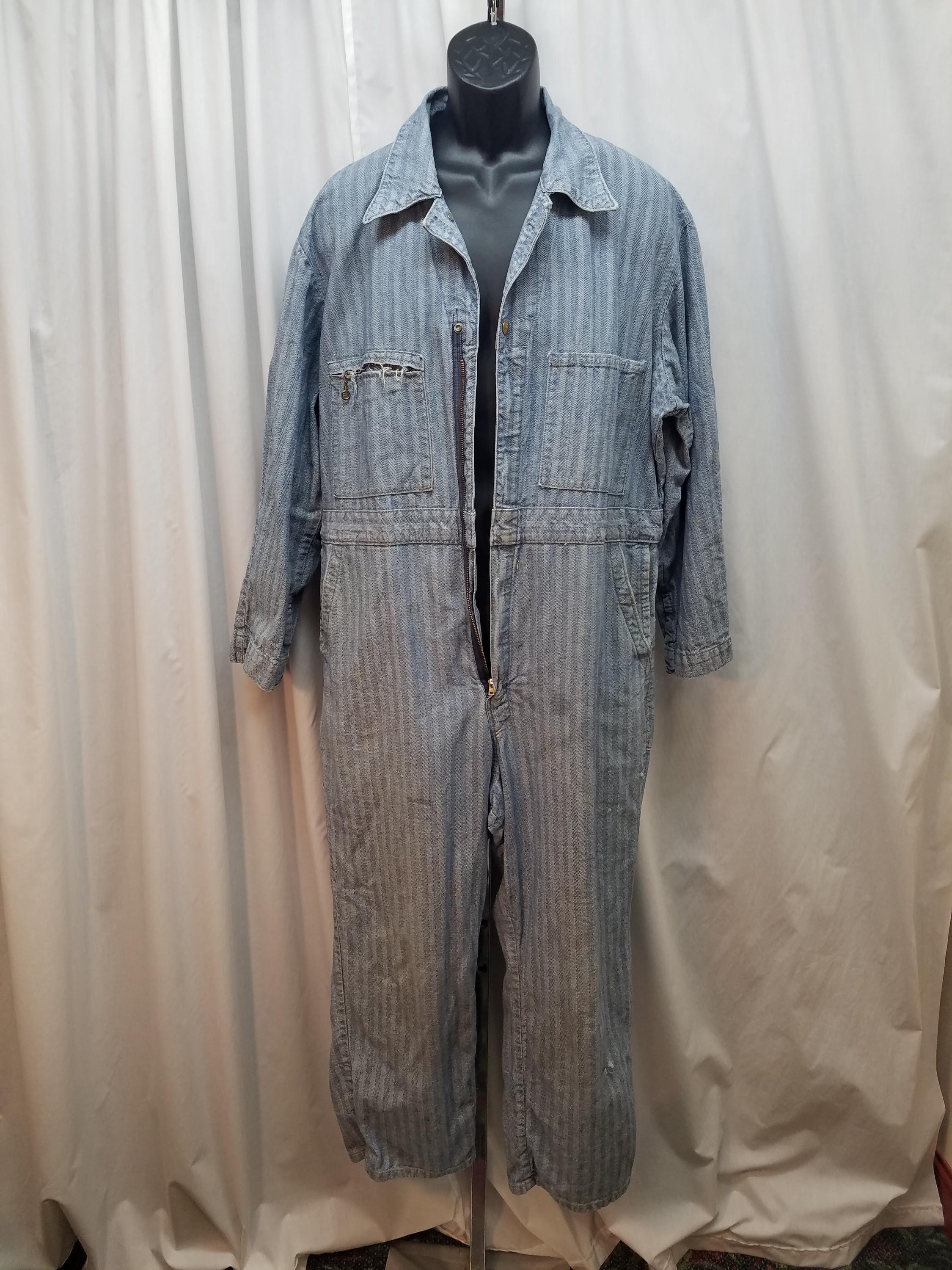 Vtg Lee Union-alls Coveralls Retro 1950s 100% Cotton Sanforized