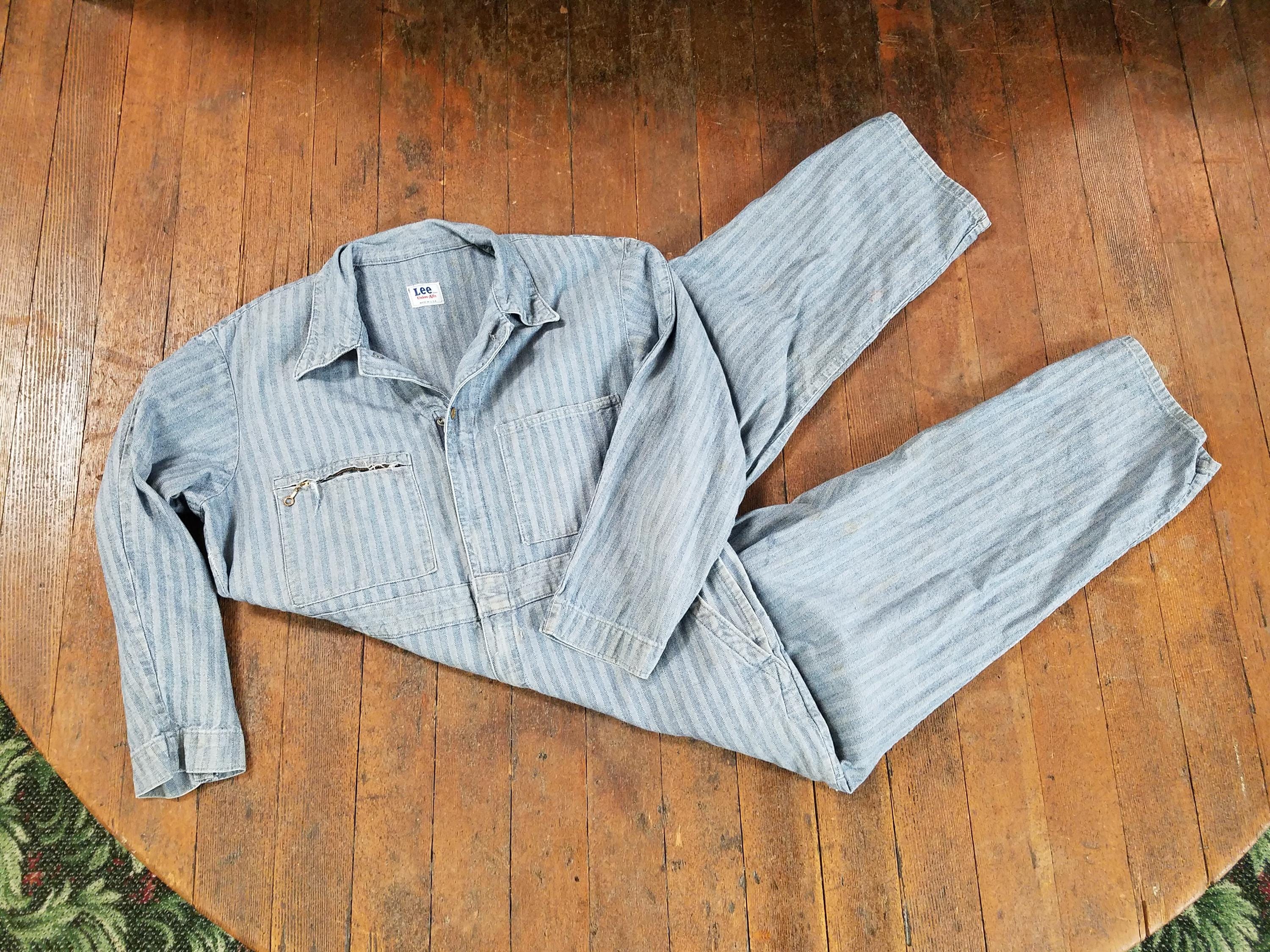 Vtg Lee Union-alls Coveralls Retro 1950s 100% Cotton Sanforized