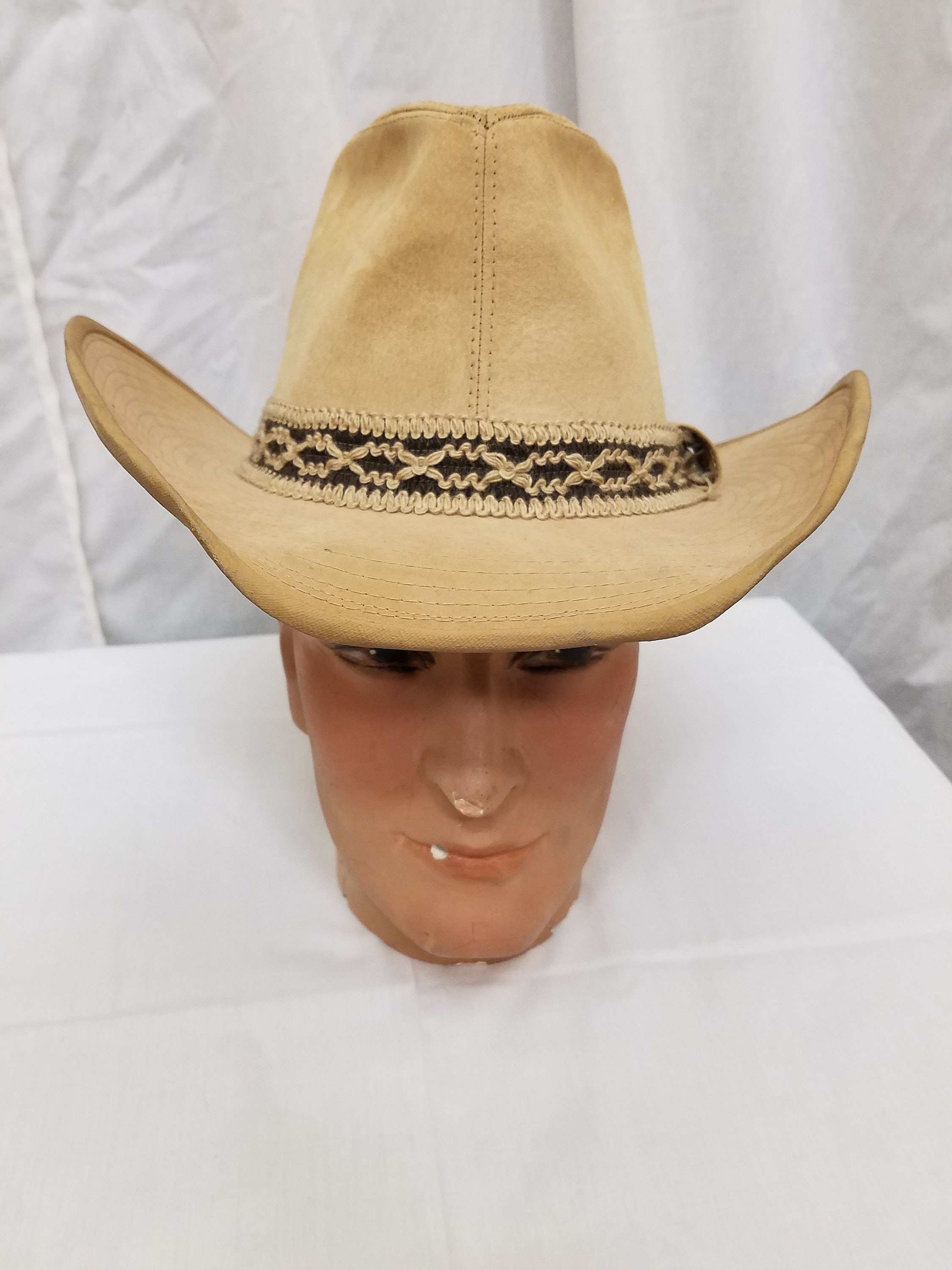 Vintage 1950's Resistol Ranch Hand Tan Suede Cowboy Hat 7 1 Vintage 1950's Resistol Ranch Hand Tan Suede Cowboy Hat 7 1