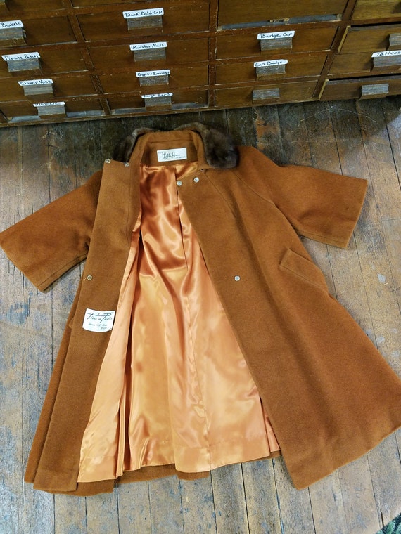 Vtg 1950's Lilli Ann Paris San Francisco Designer Rich Rust