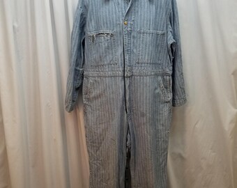 S*T様 【USED】50s LEE Denim Overall Vtg Lee Union-alls Coveralls Retro 1950s 100% Cotton Sanforized