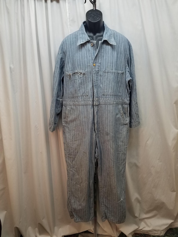 Vtg Lee Union-alls Coveralls Retro 1950s 100% Cotton Sanforized