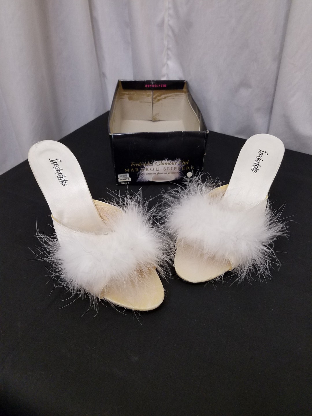 Vintage 1970s Fredericks of Hollywood Glamour Girl White Vintage 1970s Fredericks of Hollywood Glamour Girl White