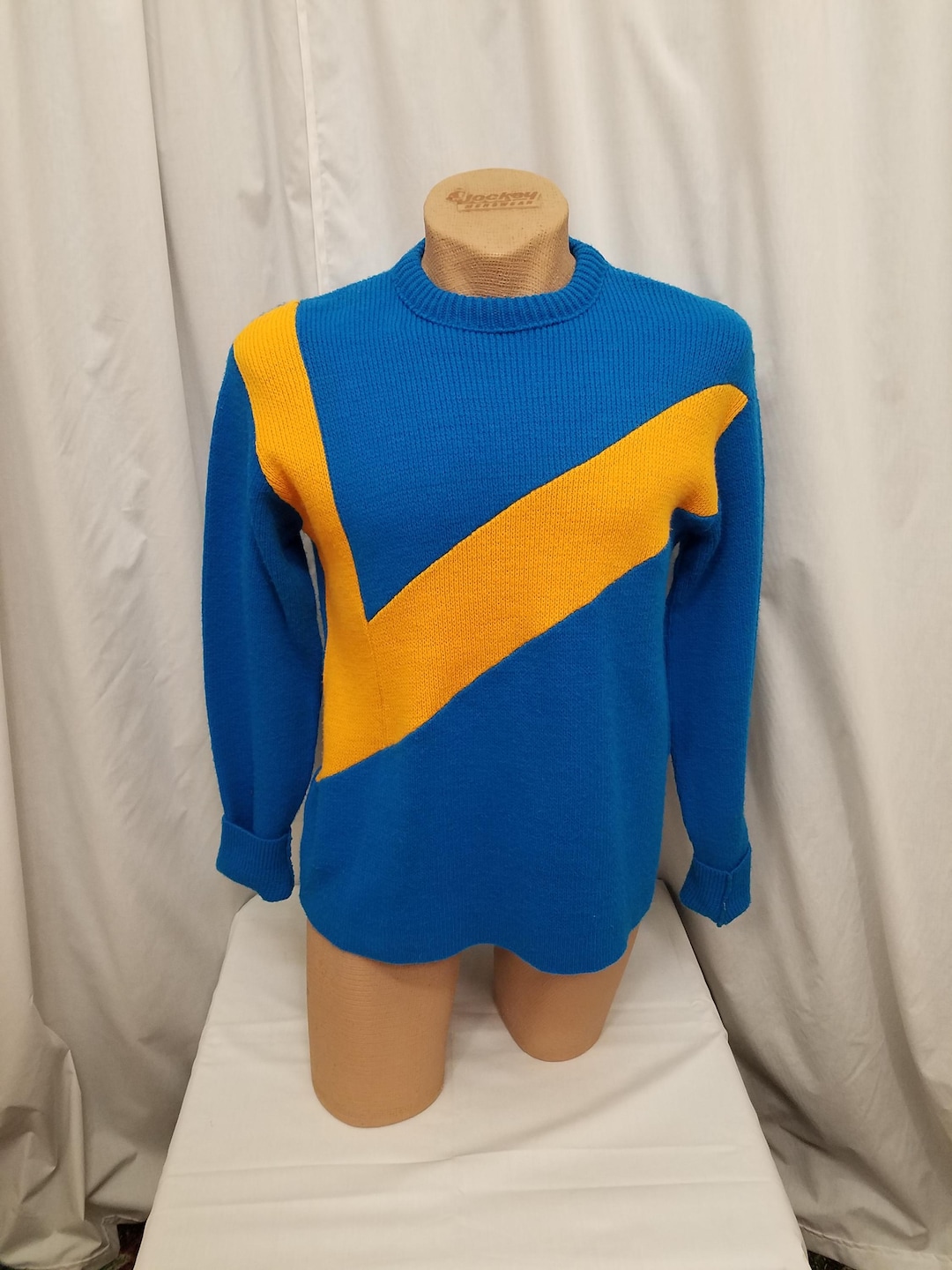 Vintage 1960s Sears Ted Williams Sports Sky Blue W Gold Striped