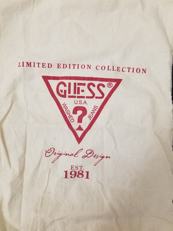 Vintage 1980's Guess Limited Edition Original Des… - image 2
