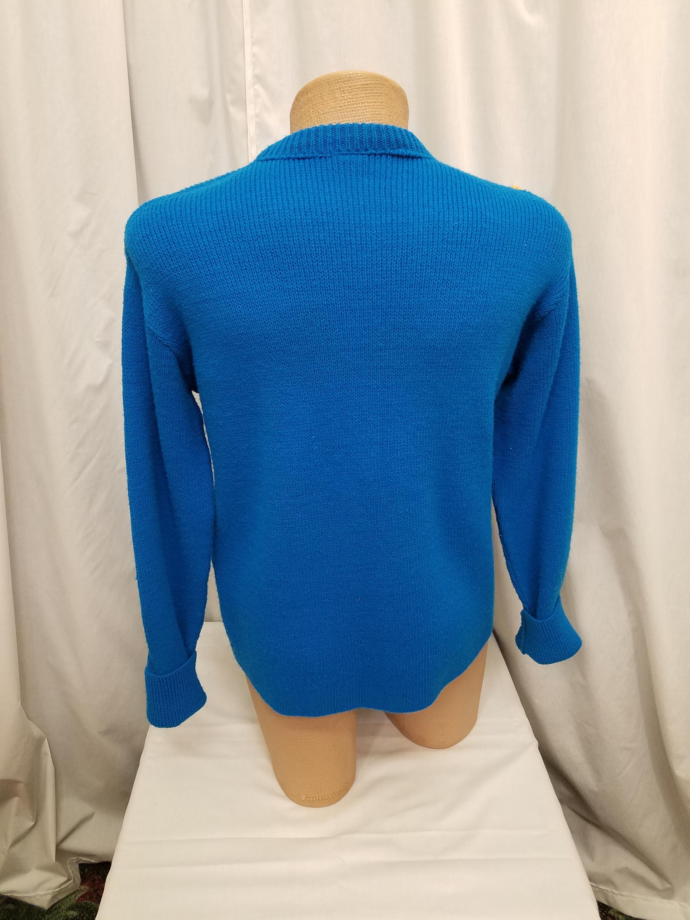 Vintage 1960s Sears Ted Williams Sports Sky Blue W Gold Striped