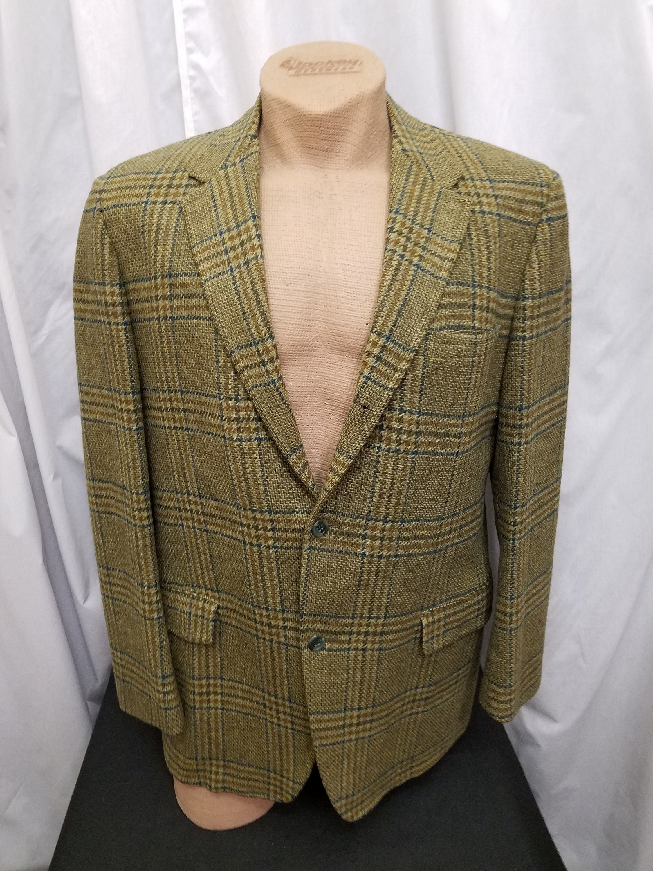 Glen Check Blazer - Etsy Glen Check Blazer - Etsy