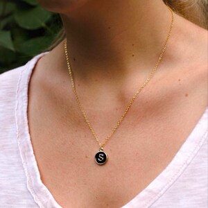 S Initial Necklace