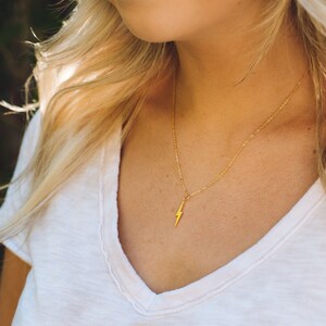 Dainty Lightening Bolt Necklace