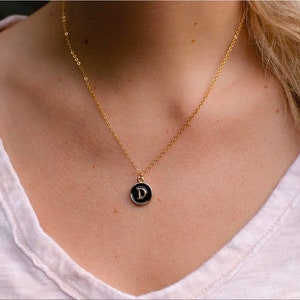 D Initial Necklace