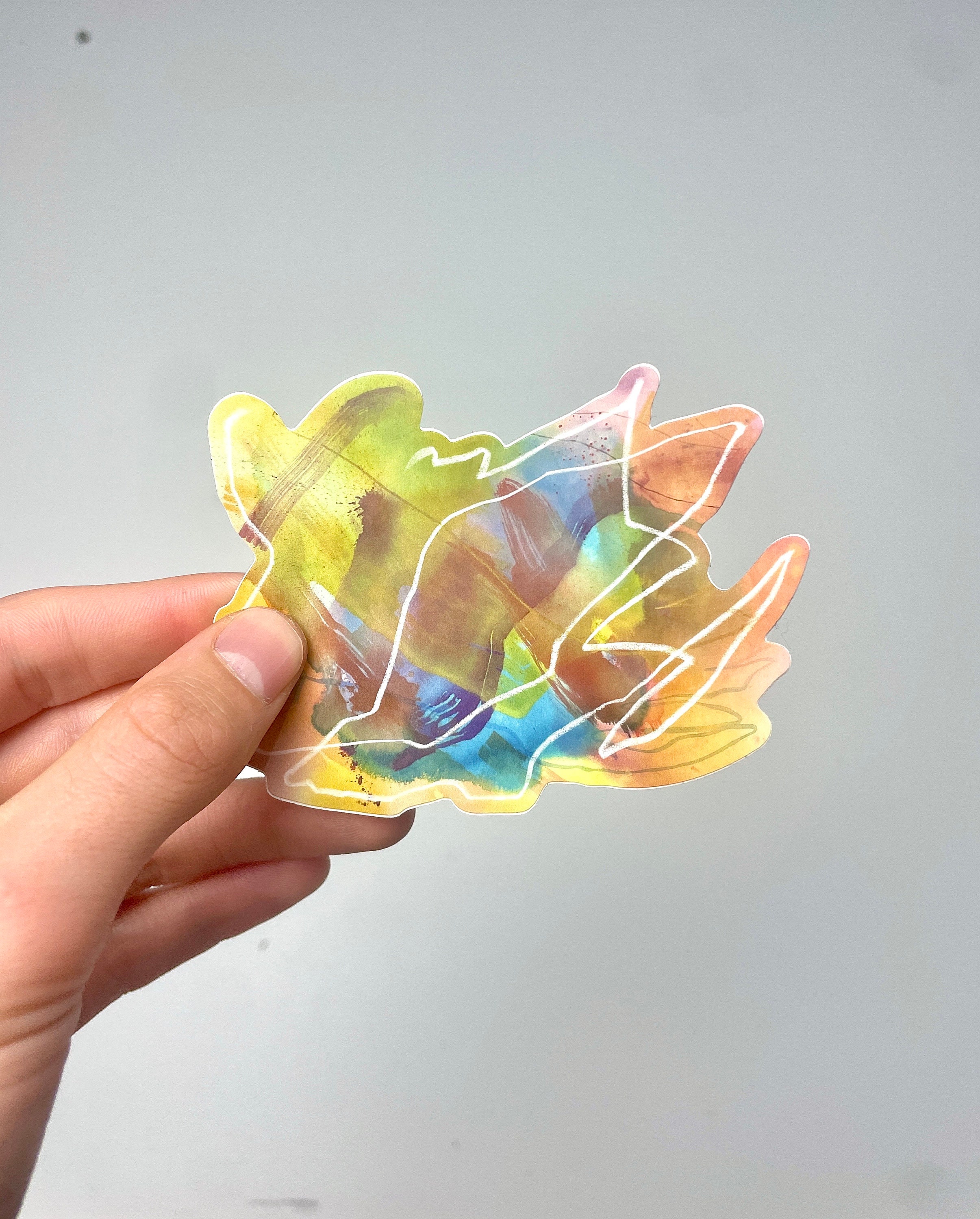 Abstract Sticker Pack 2: Original Art Unique Waterproof Vinyl Stickers ...