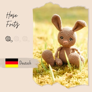 Bunny Fritz Crochet Pattern German