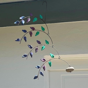 Terra Cotta Multi Colored Leaf Mobile | nature-giftful | natureful | giftful-nature | outdoors decorer | decored-giftful | decorful art