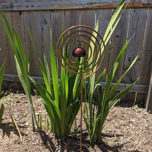 Circle Tinker Bell Garden Stake | Rain Gauge | Garden Decor | Yard Art | Metal Art | Patio Art | Outdoor Art | Home Decor | Gardening | Yard