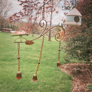 Butterfly and Leaf Wind Chime | Wind Chimes | Patio Art | Balcony Art | Chimes | Metal Art | Garden Decor | Home Decor | Gifts for Mom