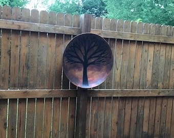 Tree Wall Decor Disc | Tree Art | Wall Hanging | Home Decor | Patio Decor | Garden Decor | Nature Art | Gifts for Mom | Gardening Gifts