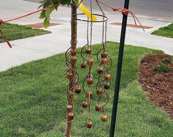 Bells Hanging Mobile Wind Chime, Gardening Gift, Outdoor Decor, Gardening, Garden Decoration, Outdoor Wind Chimes, Yard Decor, Gift for Home