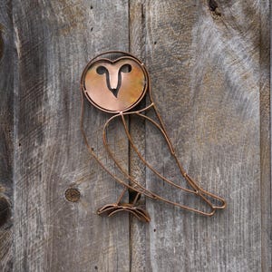 Barn Owl Wall Decor | Owl Lovers | Metal Art | Garden Decor | Owl Art | Bird Lovers | Birds | Bird Art | Patio Decor | Garden Art | Decor