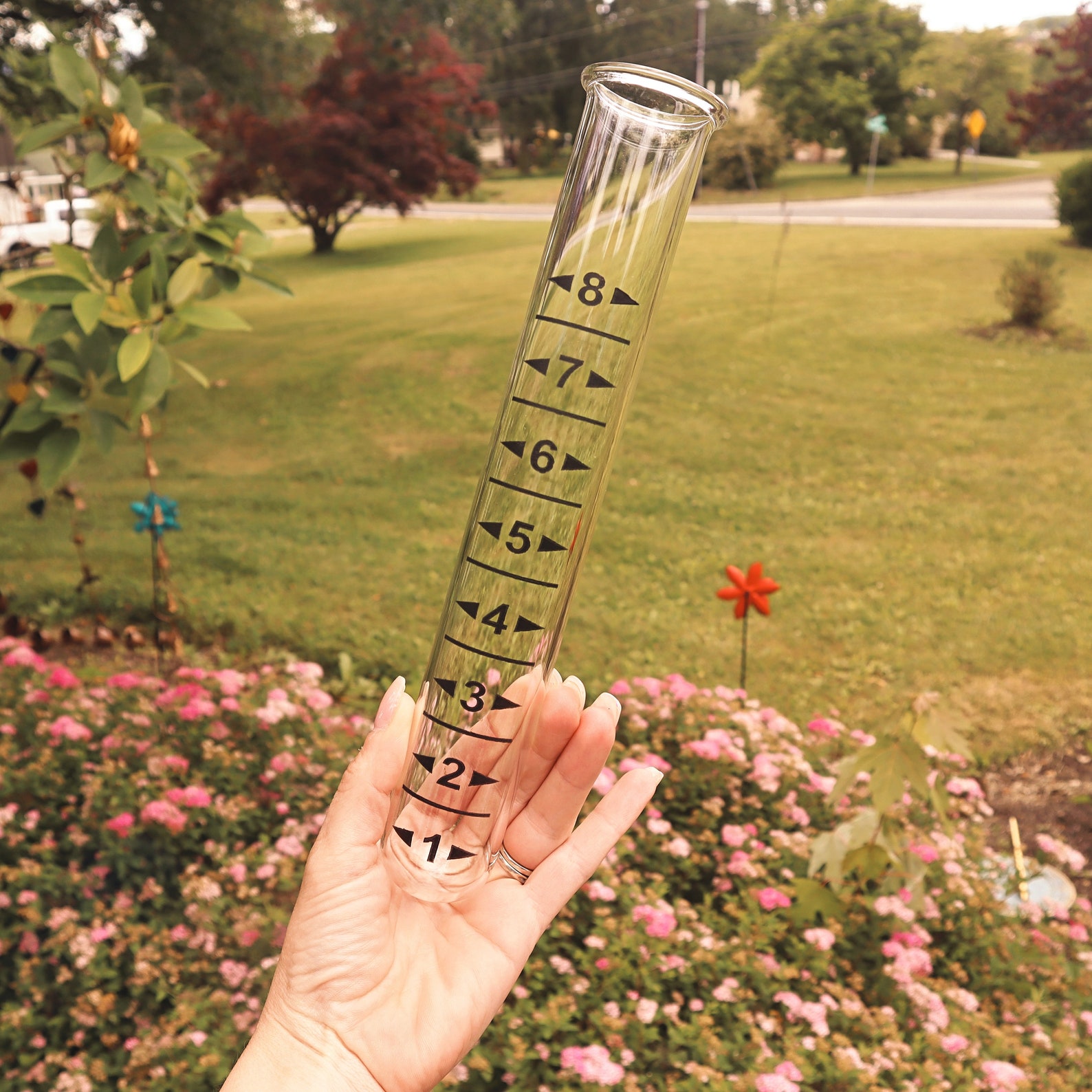 Large Rain Gauge Replacement Tubes Rain Gauge Tube Glass Etsy