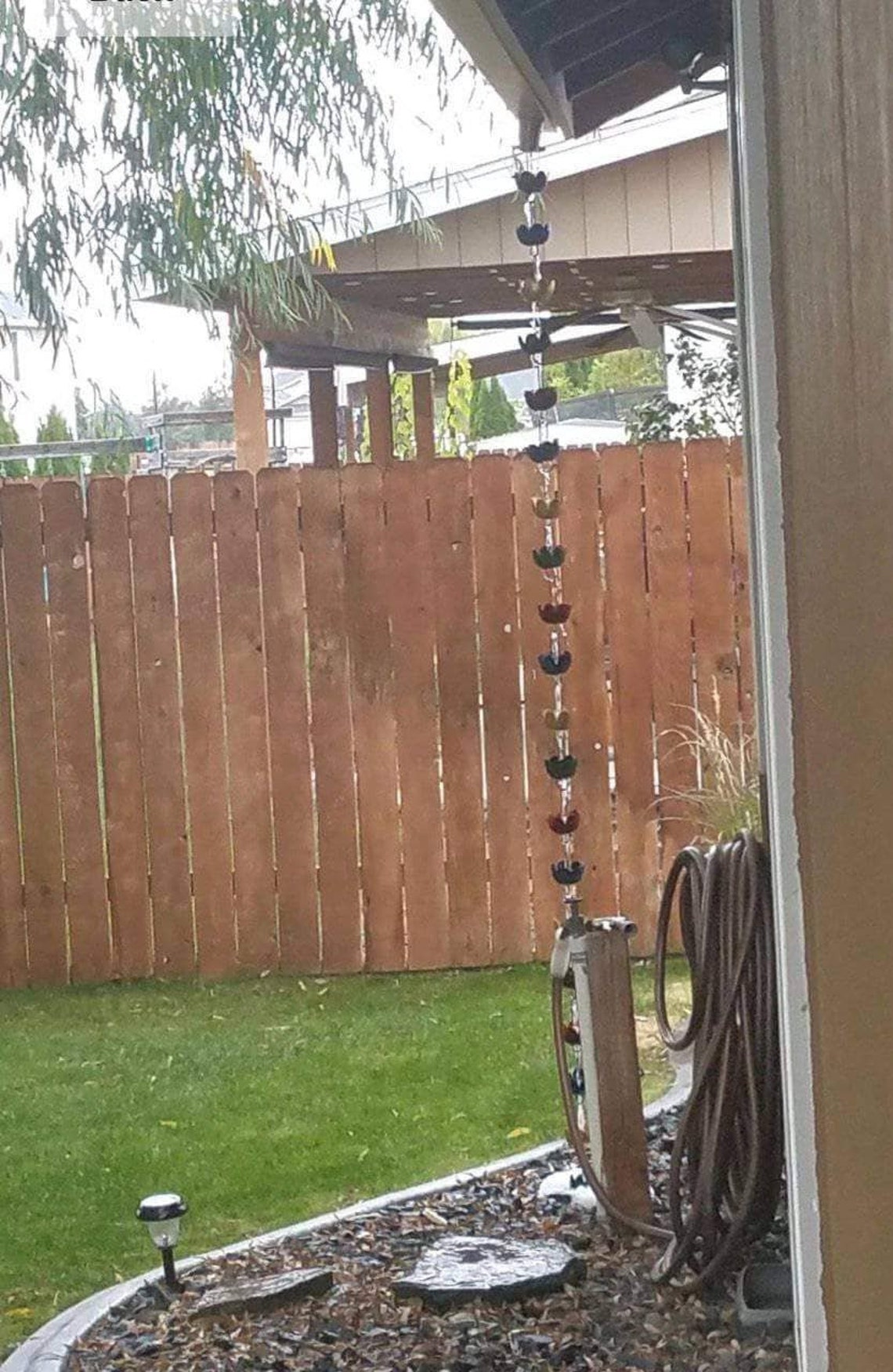 Multicolor Lily Cup Rain Chain Lilies Rain Chain Flower Rain Etsy