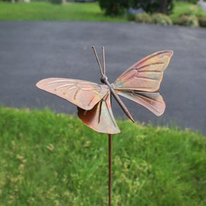 Butterfly Garden Stake, Butterfly Decor, Landscape Decor, Patio Stake, Yard Art, Outdoor Decor, Gardener Gift, Butterfly Stake, Gardening