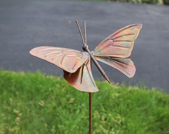 Butterfly Garden Stake, Butterfly Decor, Landscape Decor, Patio Stake, Yard Art, Outdoor Decor, Gardener Gift, Butterfly Stake, Gardening