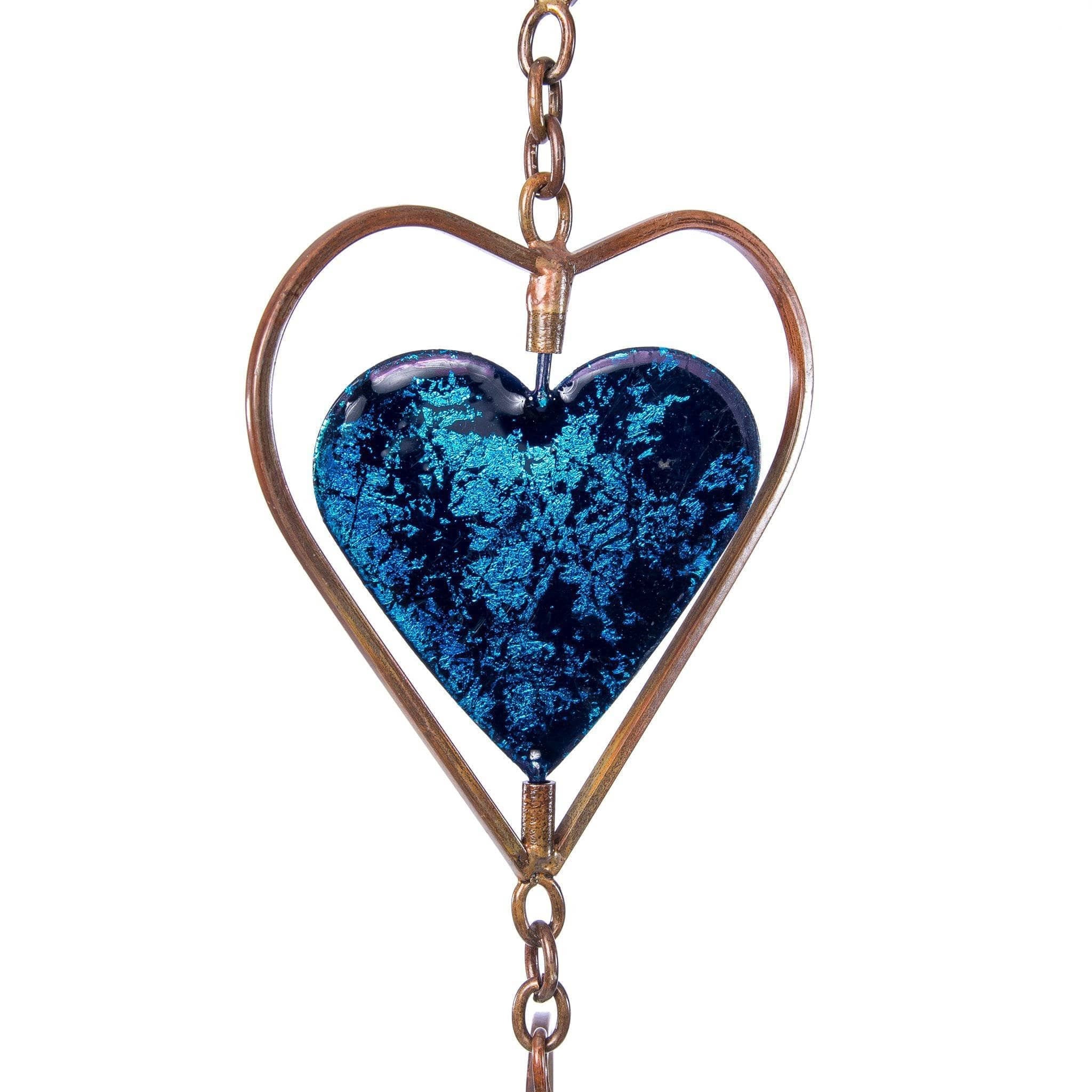 Multicolor Heart Rain Chain Garden Decor Yard Art Gifts Etsy