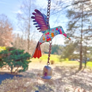 Happy Gardens - Floral Hummingbird Multicolor Ornament