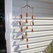 Triple Bell Spiral Wind Chime, Wind Chimes, Rustic Wind Chimes, Gardening Gift, Garden Decoration, Garden Art, Gardener Gift, Gardening 