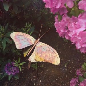 Butterfly Garden Stake Bold | Garden Stakes | Butterfly Art | Yard Stakes | Garden Decor | Metal Art | Gardening | Garden Art | Yard Art