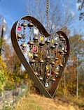 Heart with Dangles Ornament and Wind Chime