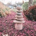 7-Stone Cairn Garden Statue | Stone Statues | Garden Art | Outdoor Decor | Zen | Gifts for Mom | Garden Decor | Yard Art | Cairns | Garden 